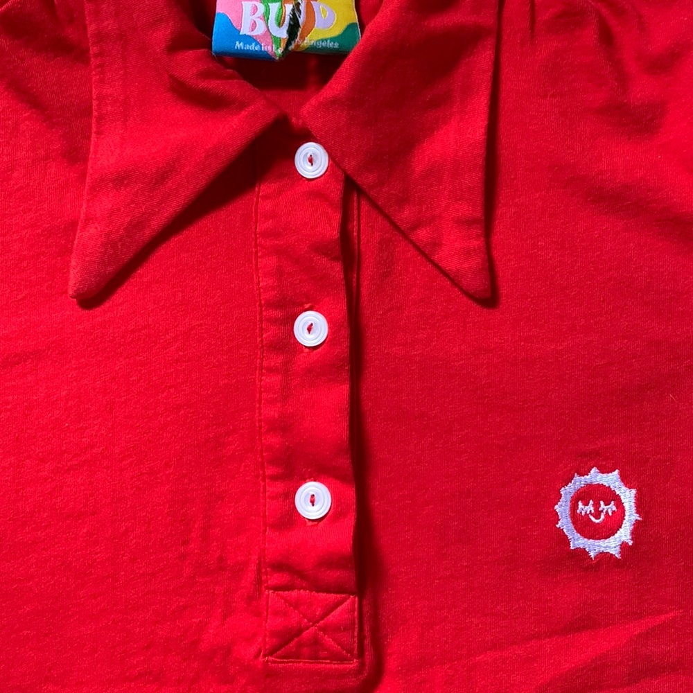 Big Bud Press Red Polo XS
